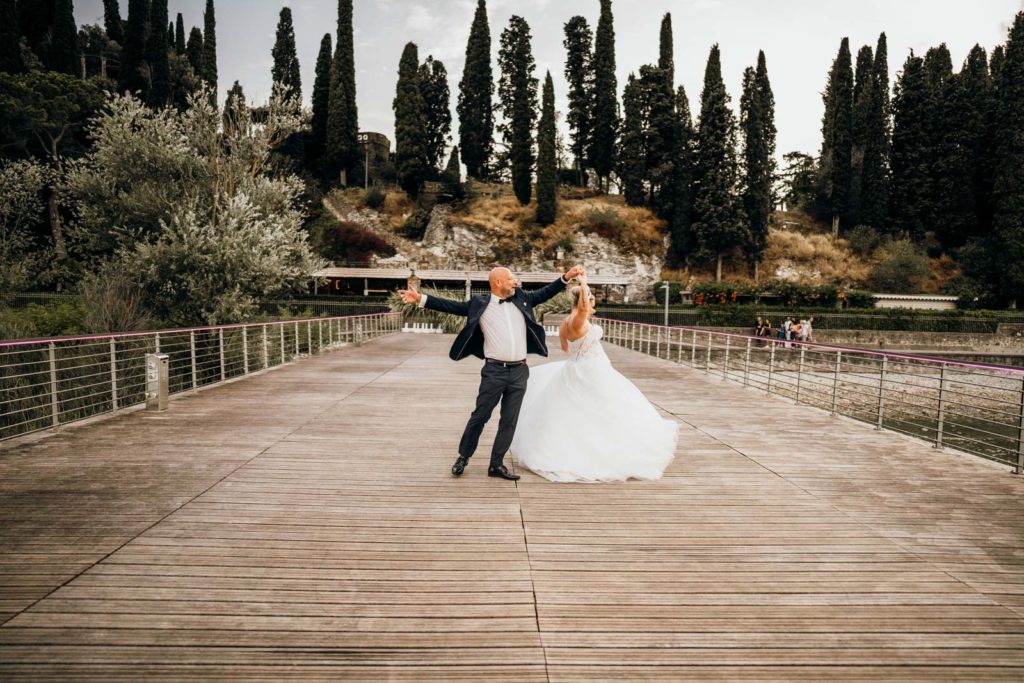 Gardasee - Sirmione - Villa Cortine - Brautpaar Arjan und Maria